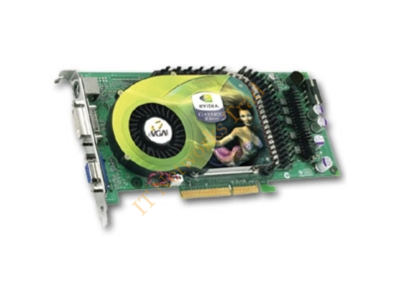 256-A8-N344-A2 EVGA -e-GeForce 6800 GT 256MB 256-Bit GDDR3 DVI/ D-Sub/ S-Video Out AGP 4X/8X Video Graphics Card