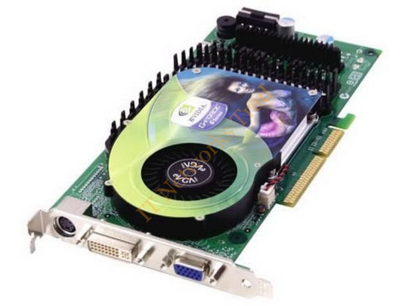 256-A8-N344-B1 EVGA -e-GeForce 6800 GT 256MB 256-Bit GDDR3 DVI/ D-Sub/ S-Video Out AGP 4X/8X Video Graphics Card
