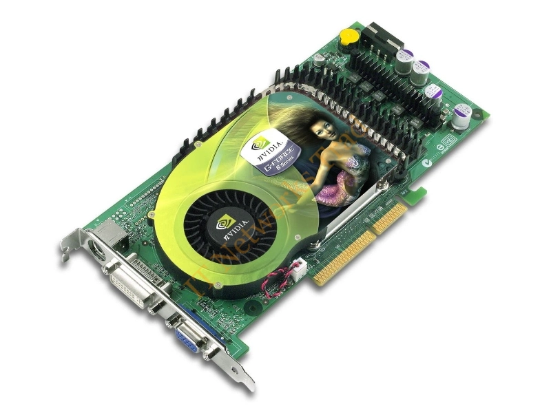 256-A8-N349-TR EVGA -GeForce 6800 GT 256MB GDDR3 256-Bit AGP 4X/8X Video Graphics Card