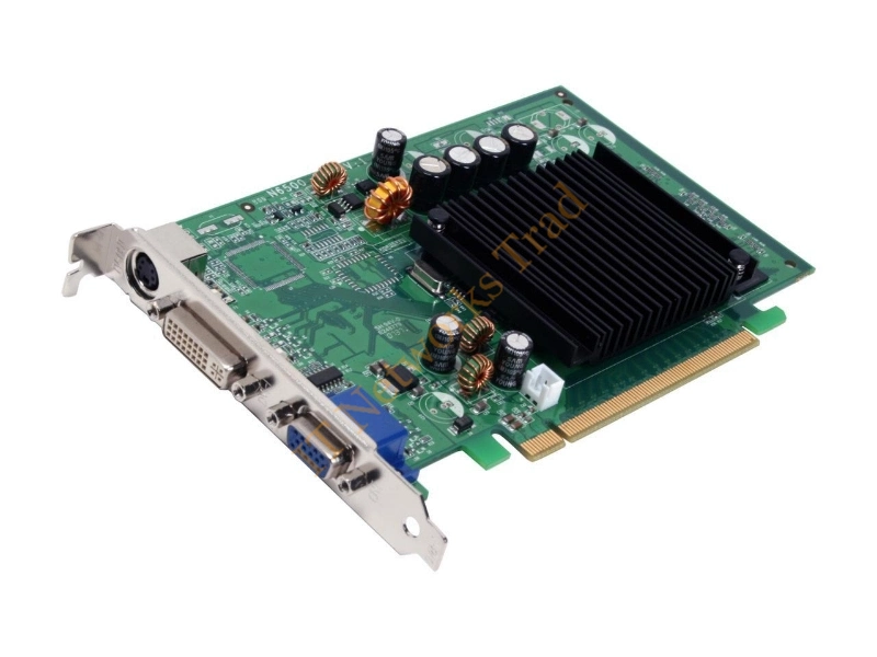 256-P2-N297-AR EVGA -GeForce 6200 LE TC 512MB (256MB on board) 64-Bit GDDR2 PCI Express x16 D-Sub/ HDTV/ S-Video Out/ DVI Video Graphics Card
