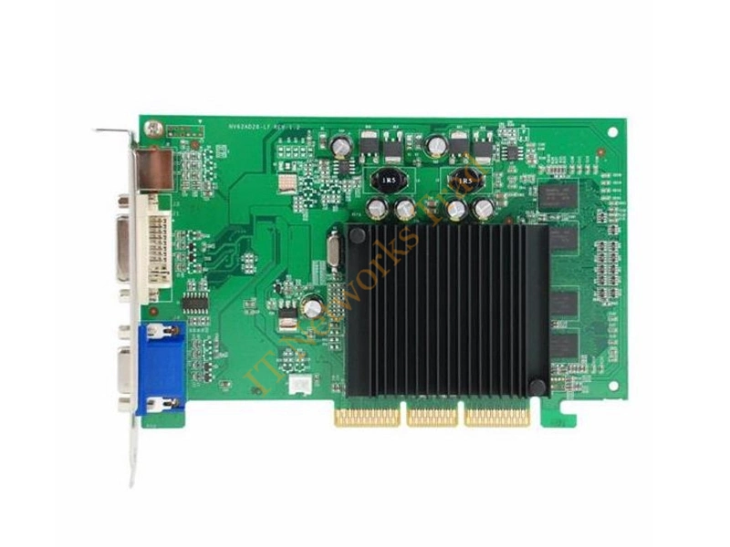 256-P2-N297-LR EVGA -GeForce 6200 LE TC 512MB (256MB on board) 64-Bit GDDR2 PCI Express x16 D-Sub/ HDTV/ S-Video Out/ DVI Video Graphics Card