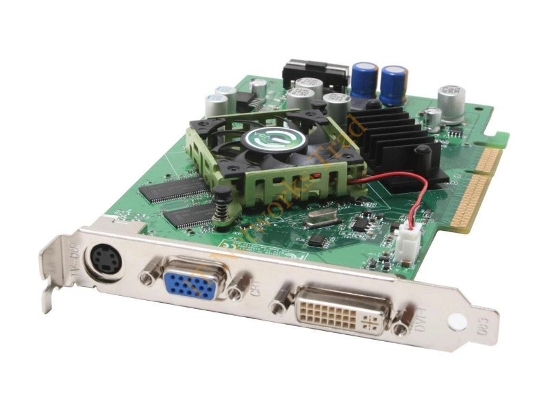 256-P2-N363-RX EVGA -GeForce 6600LE 256MB 128-Bit DDR PCI Express DVI-I/ VGA/ TV-Out Video Graphics Card