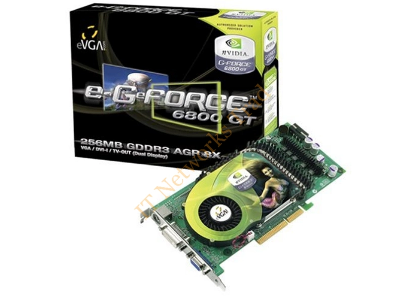 256-P2-N381-TR EVGA -GeForce 6800 XT 256MB DDR 256-Bit SLI Support PCI Express x16 Video Graphics Card
