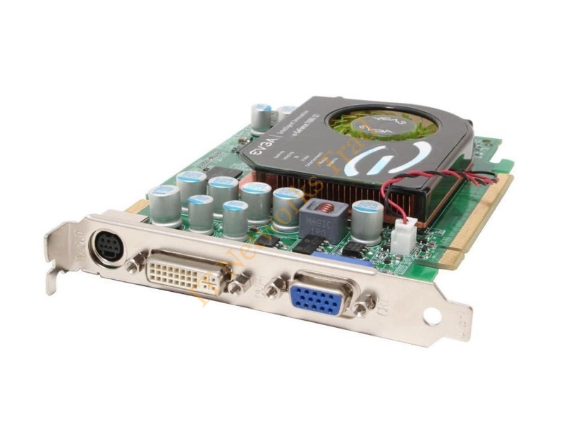 256-P2-N553-AX EVGA -GeForce 7600GT 256MB 128-Bit DDR3 PCI Express Dual DVI/ HDTV Video Graphics Card
