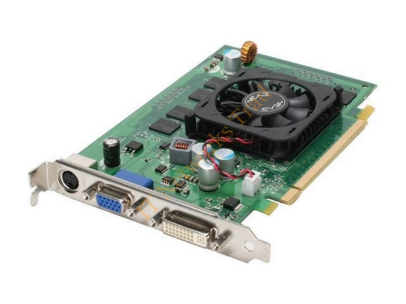 256-P2-N740-LR EVGA -e-GeForce 8500 GT 256MB 128-Bit GDDR2 PCI Express x16 DVI/ D-Sub/ HDTV/ S-Video/ Composite Out/ SLI Support Video Graphics Card