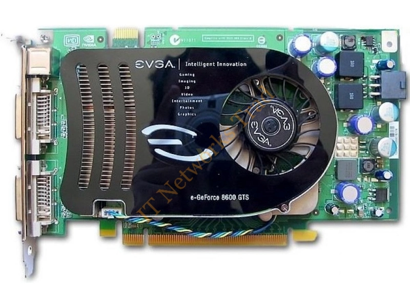 256-P2-N762-TR EVGA -GeForce 8600 GTS 256MB 128-Bit GDDR3 PCI Express x16 Dual DVI/ HDTV/ S-Video Out/ HDCP Ready/ SLI Support Video Graphics Card