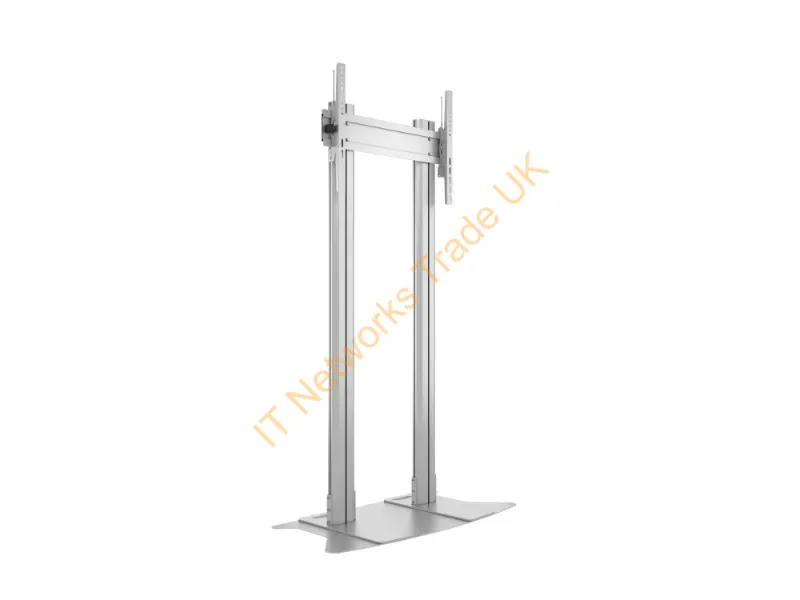 2562 - Multibrackets M Public Display Stand 210 Dual Pillar Floorbase Silver