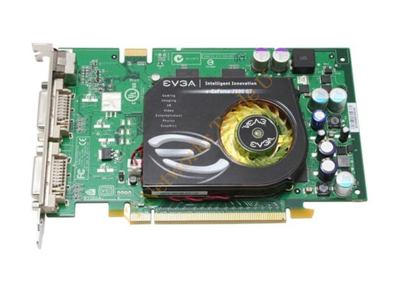256P2N553DX EVGA -GeForce 7600GT 256MB 128-Bit DDR3 PCI Express Dual DVI/ HDTV Video Graphics Card