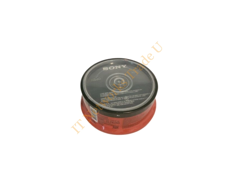 25CDQ80RSP Sony 48x CD-R Media 700MB 120mm Standard 25 Pack Spindle