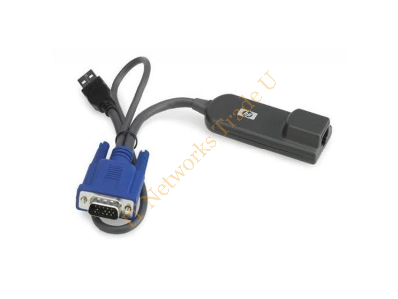 262587-B21 HP KVM CAT5-PS/2 Console Interface Adapter Cable KVM Cable