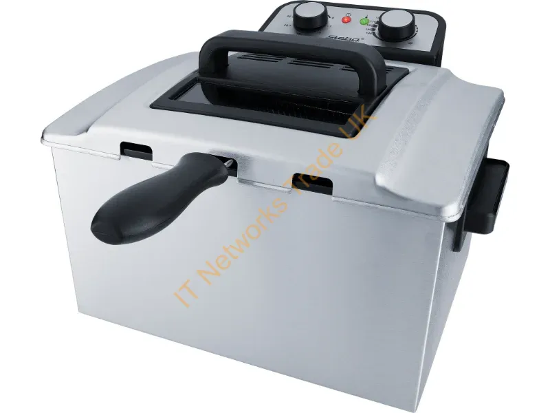 263000 - Steba DF 300 Double 5 L 3000 W Black, Stainless steel