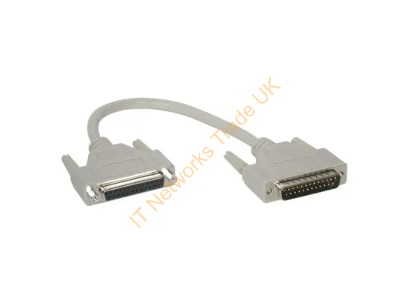 2657 - C2G 100Ft Db25 M/F Extension Cable Parallel Cable Gray 1196.9" (30.4 M)
