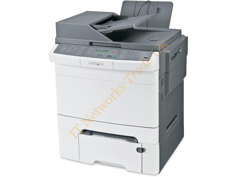 26C0266 Lexmark X546DTN Multifunction Color Laser Printer 25ppm 1450-Sheets 1200dpi X 1200dpi Hi-Speed USB Ethernet 1000Base-T
