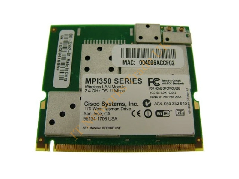 26P8319 IBM Wireless MPCI Cards Cisco Aironet Wireless 802.11B Wireless LAN Card