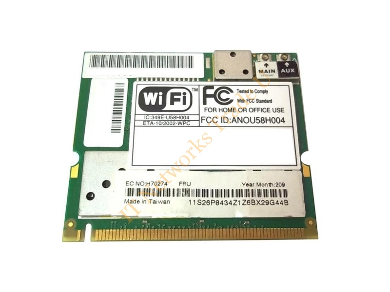 26P8522 IBM Cisco Aironet Wireless 802.11b MP1350 IBM T30 T40 X30 Wireless LAN Card
