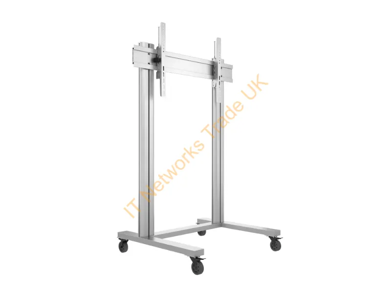 2722 - Multibrackets M Public Display Stand 180 Dual Pillar Wheelbase Silver