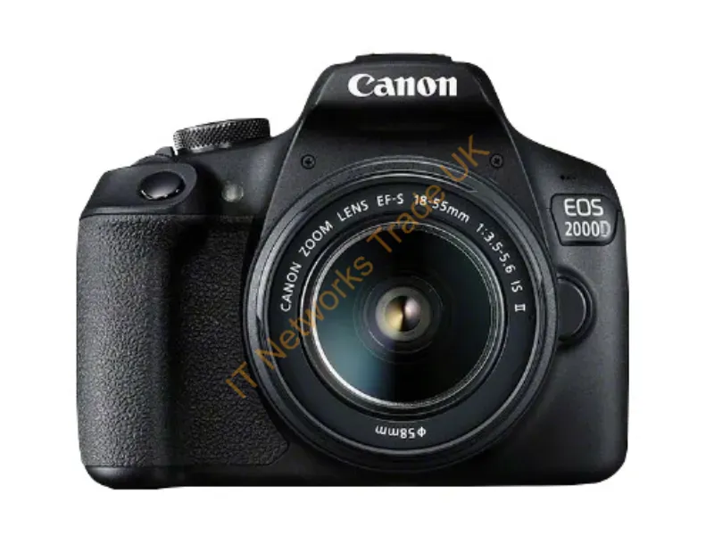 2728C003 - Canon EOS 2000D BK 18-55 IS II EU26 SLR Camera Kit 24.1 MP CMOS 6000 x 4000 pixels Black