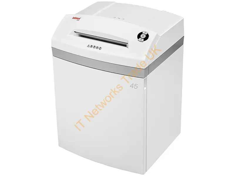 278292 - Intimus Crypto 45 CC6 paper shredder Cross shredding 55 dB 26 cm Silver, White