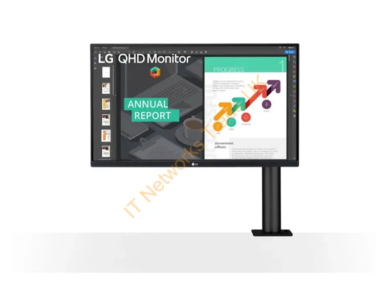 27BN88Q-B - Lg 27Bn88Q-B Computer Monitor 27" 2560 X 1440 Pixels Quad Hd Lcd Black
