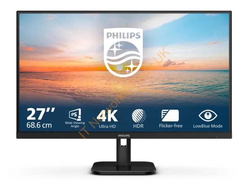 27E1N1800A - Philips 27E1N1800A/00 Computer Monitor 27" 3840 X 2160 Pixels 4K Ultra Hd Led Black