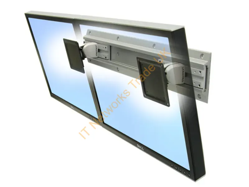 28-514-800 - Ergotron Neo-Flex Dual Monitor Wall Mount 24" Silver Monitor Accessory