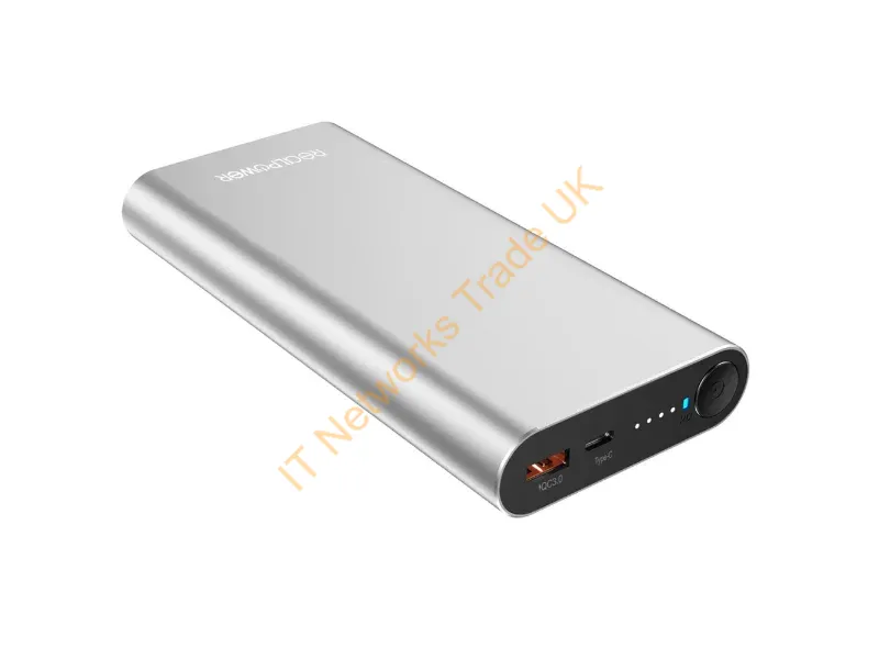 282237 - RealPower PB-20000PD Pro 20000 mAh Aluminium