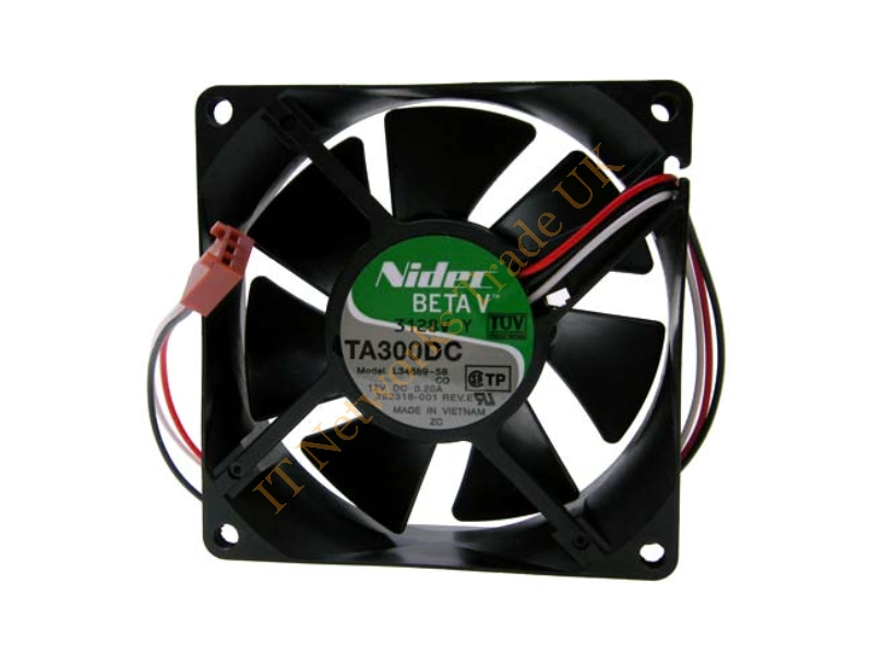 282318-001 HP Compaq 12V 80x25mm 3-Wire Fan Cooling Fan