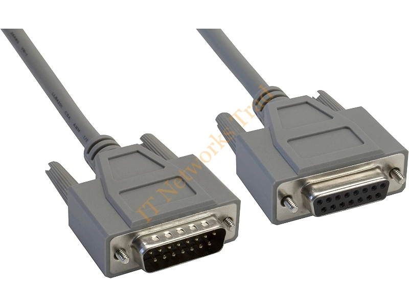 28606-63001 HP 16.4ft 62-Pin Male to 15-Pin Male WAN Link Interface Cable Network Ethernet Cable