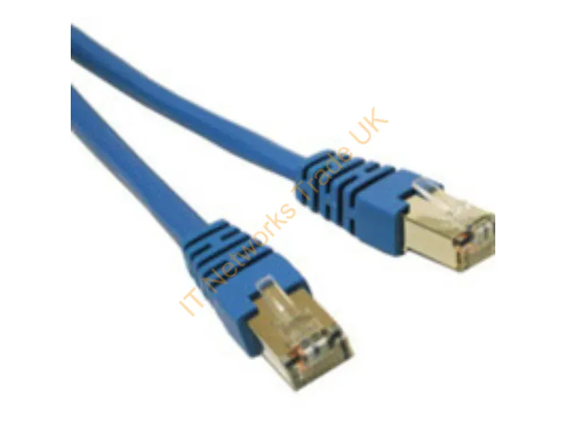 28713 - C2G 150Ft Shielded Cat5E Molded Patch Cable Blue Networking Cable 1771.7" (45 M)
