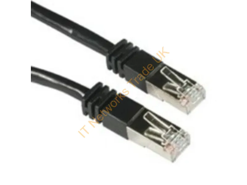 28717 - C2G 150Ft Shielded Cat5E Molded Patch Cable Networking Cable Black 1801.2" (45.8 M)