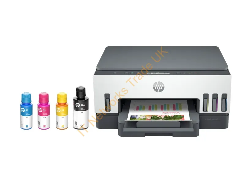 28B49A#B1H - Hp Smart Tank 7001 Wireless All-In-One Color Printer, Two-Sided Printing; Copier, Scanner