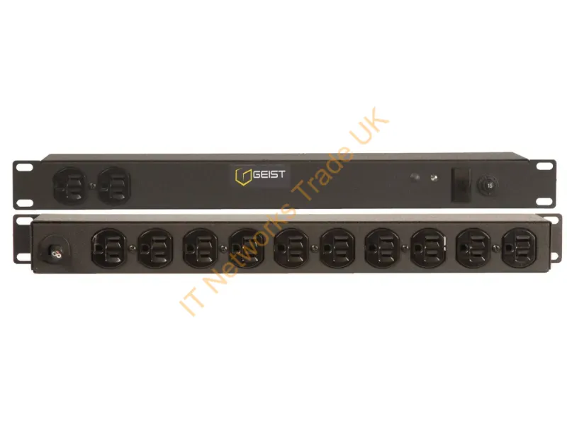 29050 - Vertiv Geist Brn120-10 Power Distribution Unit (Pdu) 12 Ac Outlet(S) 0U Black