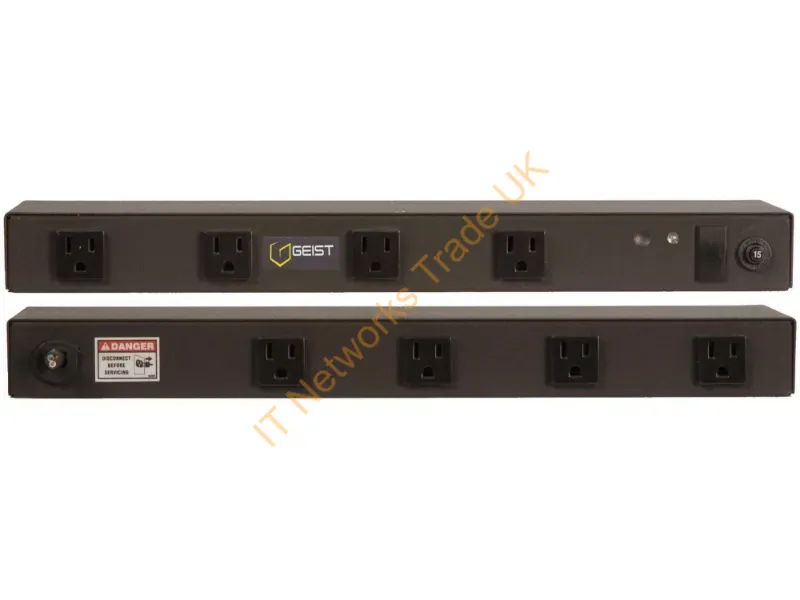 29172 - Vertiv Geist Brxn080-10 Power Distribution Unit (Pdu) 8 Ac Outlet(S) 0U Black