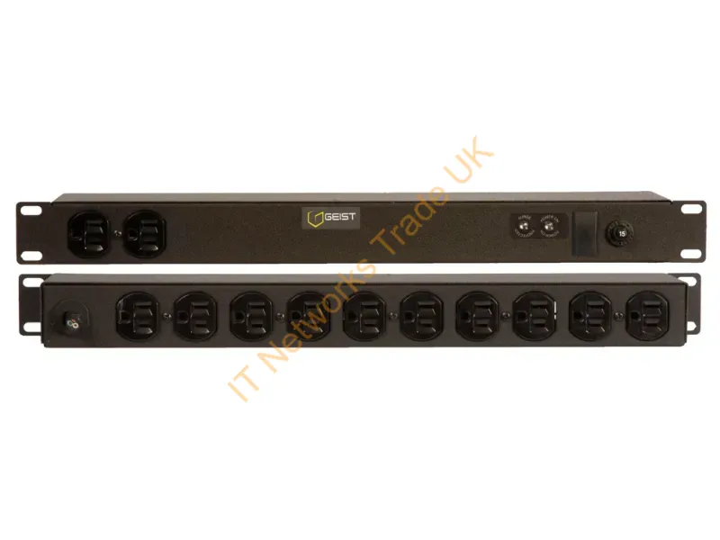 29396 - Vertiv Spn124-10 Power Distribution Unit (Pdu) 12 Ac Outlet(S) Black