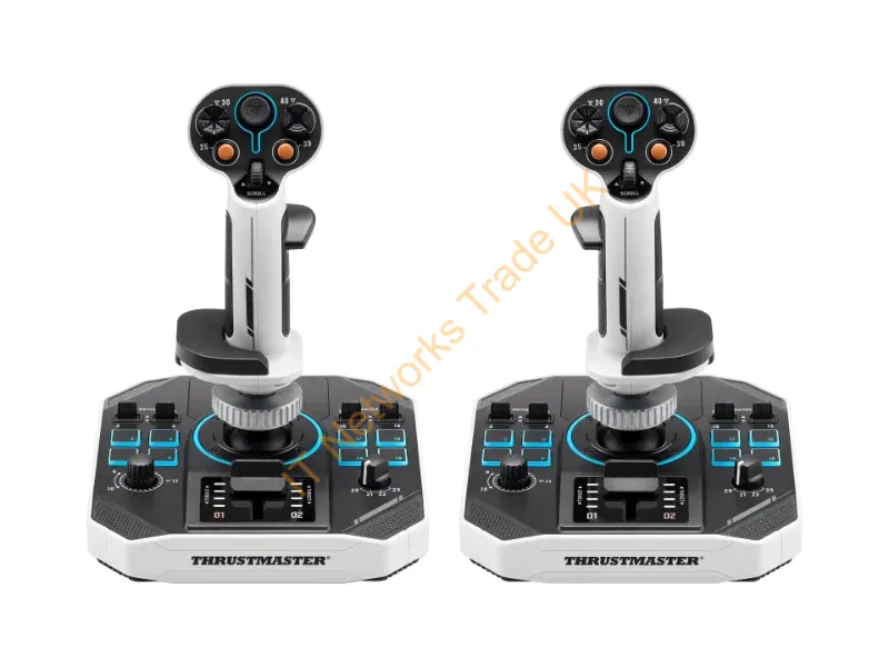 2960939 - Thrustmaster Sol-R 2 HOSAS Space Sim Duo Black, White USB Flightstick Analogue / Digital PC
