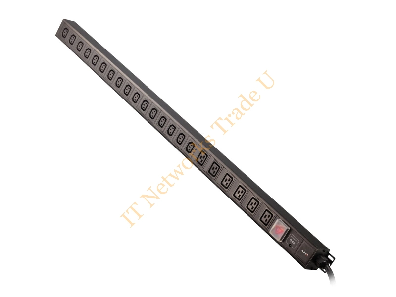 29989 - Lindy 29989 22AC outlet(s) Black power distribution unit (PDU)