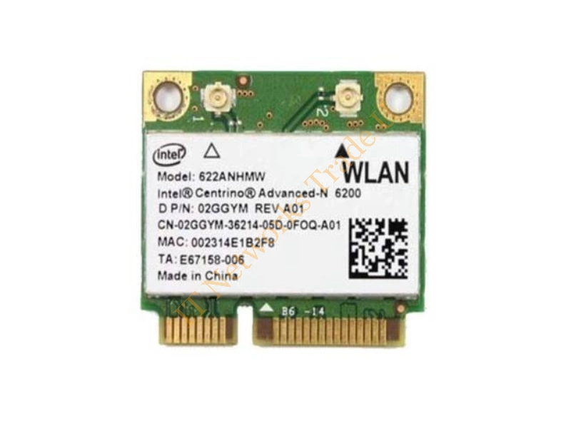 2GGYM Dell Mini PCIe Advanced-N 6200 Wireless LAN Card