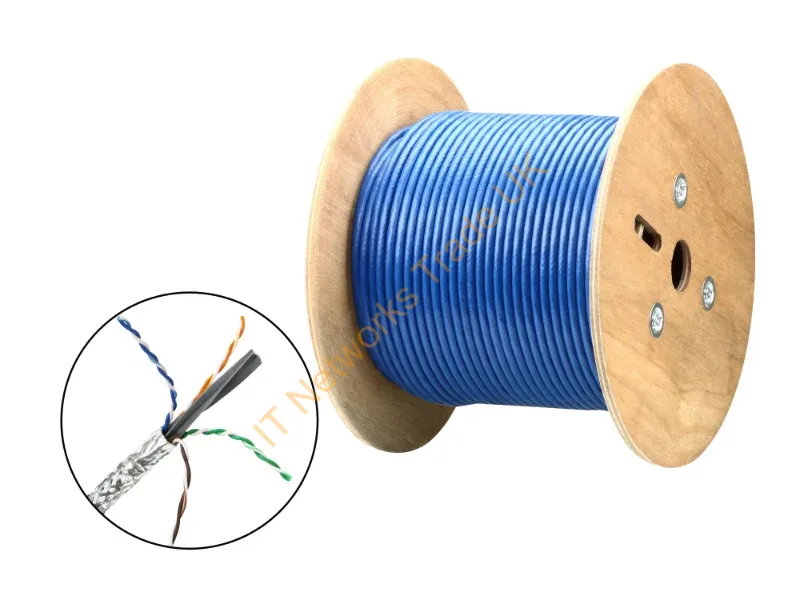 Aten 2L2910 305m Cat6 SF/UTP (S-FTP) Blue networking cable