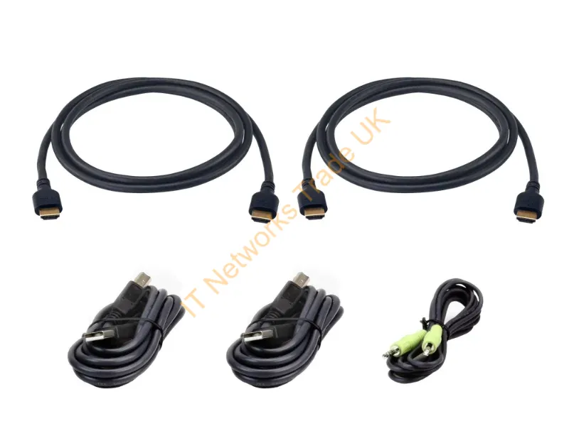 2L-7D02UH21X5 - ATEN 1.8M USB Ultra High Speed HDMI Dual Display Secure KVM Cable Kit