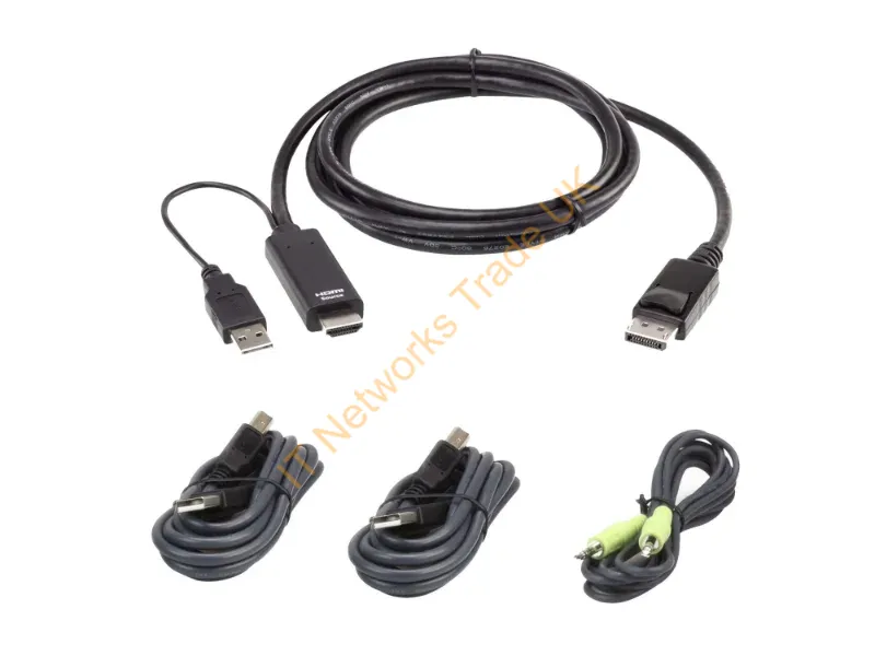 2L-7D02UHDPX4 - ATEN 1.8M USB Universal Secure KVM Cable Kit