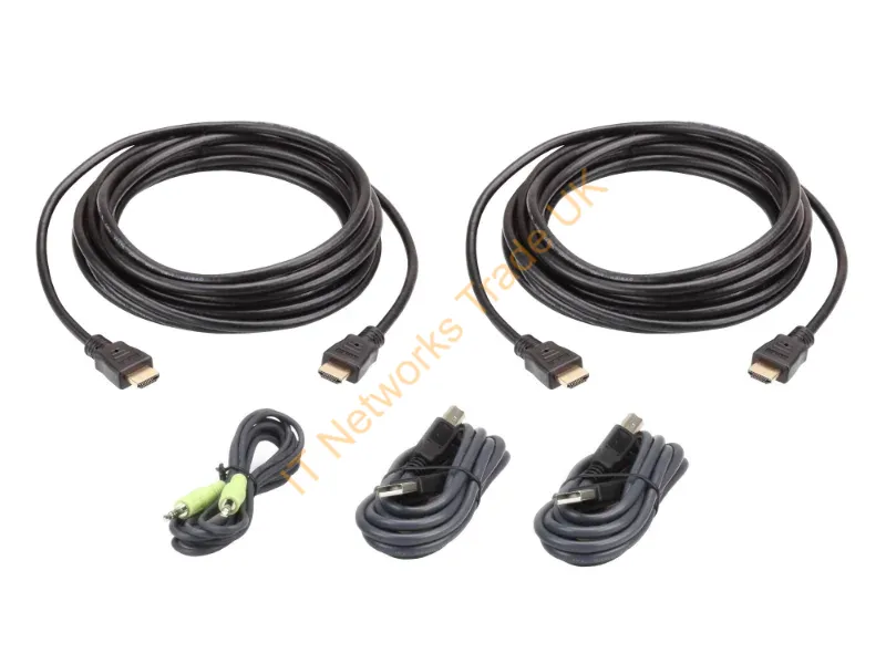 2L-7D03UHX5 - ATEN HDMI Dual Display Secure KVM; 3M USB HDMI Dual Display