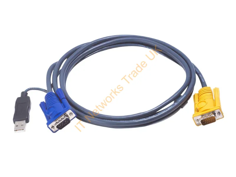 2L5206UP - Aten 2L-5206Up Kvm Cable Black 236.2" (6 M)