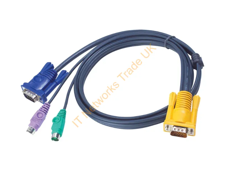 2L5210P - Aten 2L-5210P Kvm Cable Black 393.7" (10 M)