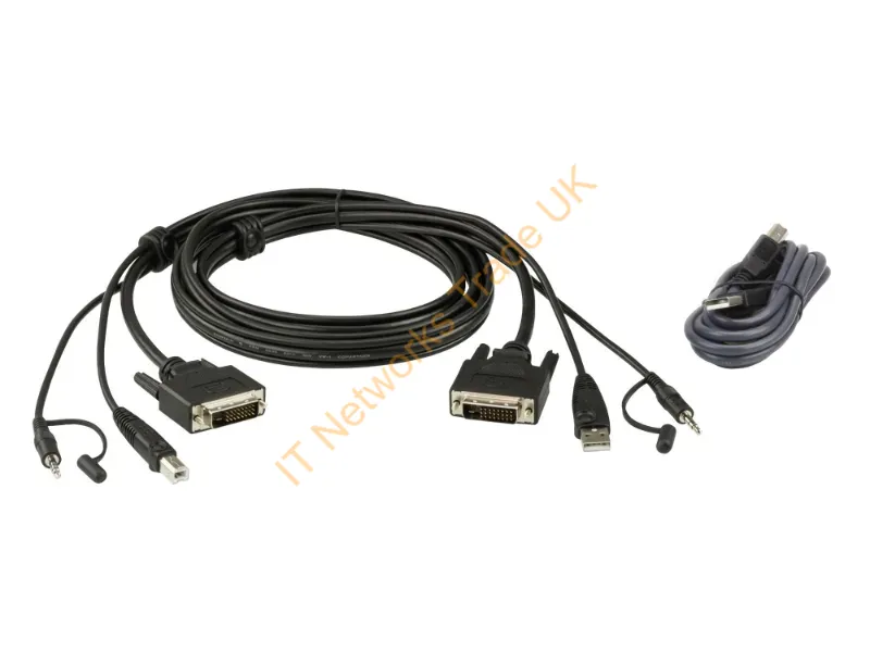 2L7D03UDX4 - Aten 2L-7D03Udx4 Kvm Cable Black 118.1" (3 M)