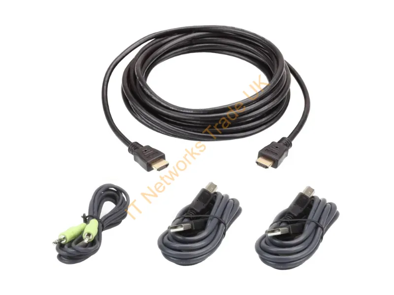 2L7D03UHX4 - Aten 2L-7D03Uhx4 Kvm Cable Black 118.1" (3 M)