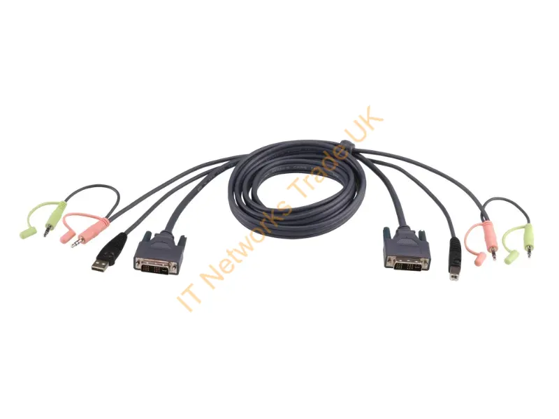 2L7D05U - Aten 2L-7D05U Kvm Cable Black 196.9" (5 M)