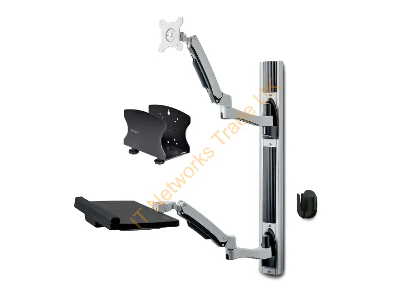 2PASTSC-WALL-MOUNT - Startech.Com 2Pastsc-Wall-Mount Desktop Sit-Stand Workplace