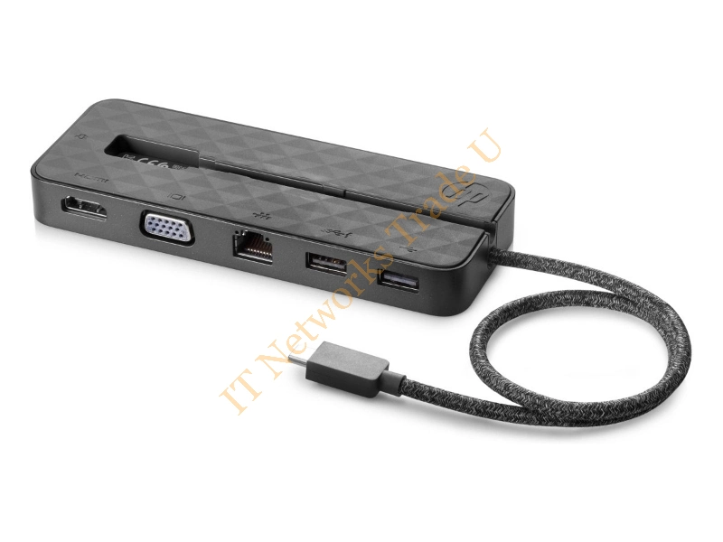 HP Spectre USB-C Travel Dock USB 3.0 (3.1 Gen 1) Type-C Black Accessory