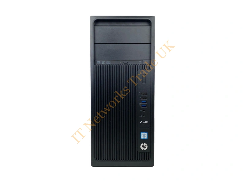 2VN62UT#ABA HP Z240 Workstation 1 x Intel -Xeon E3-1240 v6 Quad-core (4 Core) 3.7GHz 16GB DDR4 SDRAM 1TB HDD 512GB SSD Workstation System