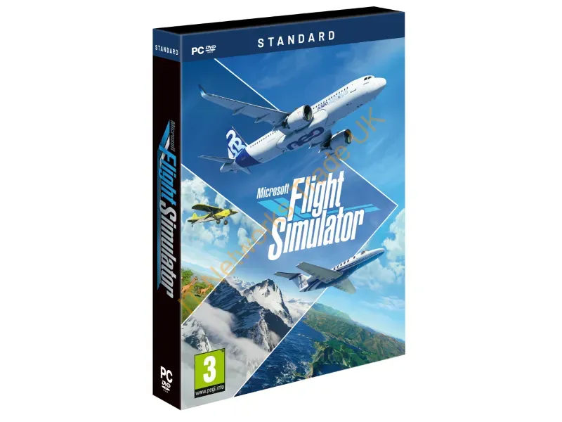 2WU-00030 - Microsoft Flight Simulator Standard English Pc